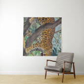 Pastel jaguar: oerwoud tekenen. wandkleed (In Situ (horizontaal))