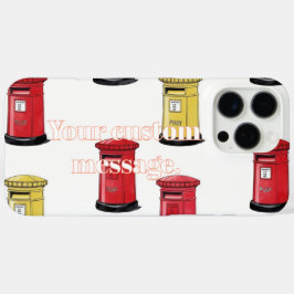 Pastel Japanese Postbox: Watercolor Crayon Style  iPhone 16 Pro Max Hoesje