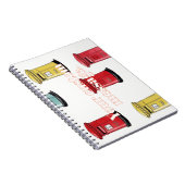 Pastel Japanese Postbox: Watercolor Crayon Style Notitieboek (Rechterzijde)