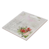  pastel Japanse traditionele illustratie Tegeltje (Zijkant)