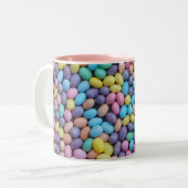 Pastel Jelly Beans Tweekleurige Koffiemok (Voorkant links)