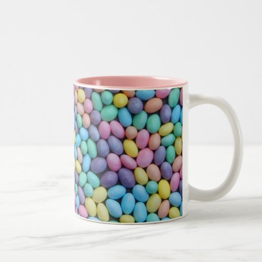 Pastel Jelly Beans Tweekleurige Koffiemok (Rechts)