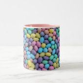 Pastel Jelly Beans Tweekleurige Koffiemok (Center)