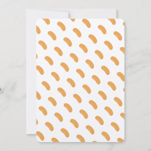 Pastel Jelly Snoep Gender onthulling Kaart (Achterkant)