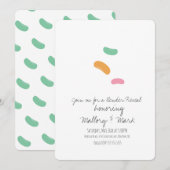 Pastel Jelly Snoep Gender onthulling Kaart (Voorkant / Achterkant)