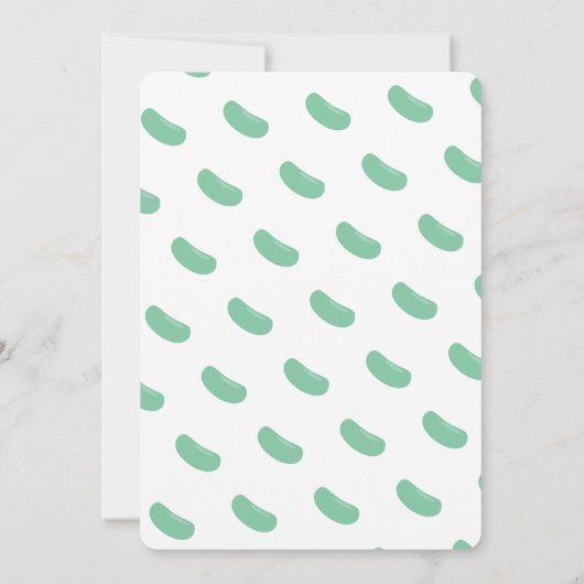 Pastel Jelly Snoep Gender onthulling Kaart (Achterkant)