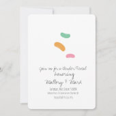 Pastel Jelly Snoep Gender onthulling Kaart (Voorkant)