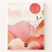 Pastel Jewels Boho Inspired Spiral Notitieboek (Achterkant)