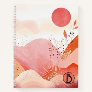Pastel Jewels Boho Inspired Spiral Notitieboek