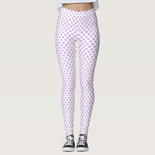 Pastel journaalpatroon leggings (Voorkant)