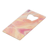 Pastel Joy Creditkaart Flessenopener (Achterkant Gekanteld)