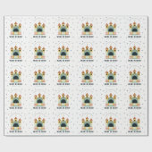 Pastel Jumping Castle Jump & Play Kids Birthday Cadeaupapier (Vlak)