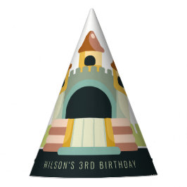 Pastel Jumping Castle Jump & Play Kids Birthday Feesthoedjes