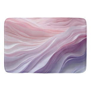 Pastel Kalmerend Golfpatroon Badmat
