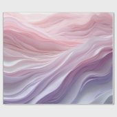Pastel Kalmerend Golfpatroon Cadeaupapier (Vlak)