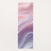 Pastel Kalmerend Golfpatroon Yogamat (Achterkant)