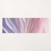 Pastel Kalmerend Golfpatroon Yogamat (Voorkant (horizontaal))