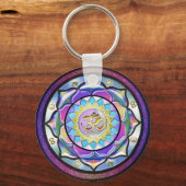 Pastel kan het Sleutelhanger Mandala verwekken (Voorkant)