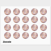 Pastel Kat Bibliotheek Vrienden Sticker (Vel)