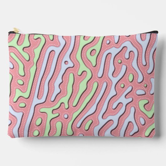 Pastel Kawaii Abstract Kleurrijk Splatter Ontwerp Etui (Voorkant)