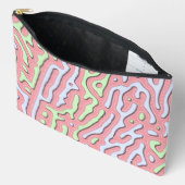 Pastel Kawaii Abstract Kleurrijk Splatter Ontwerp Etui (Open)