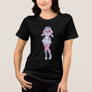Pastel Kawaii Bunny Girl Furry T-shirt