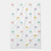 Pastel Kawaii Cloud Patroon Keuken Handdoek (Verticaal)