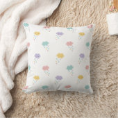 Pastel Kawaii Cloud Pattern Sierkussen (Deken)