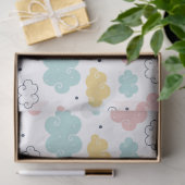 Pastel Kawaii Cloud Pattern Tissue Paper Tissuepapier (Geschenk)