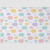 Pastel Kawaii Cloud Pattern Tissue Paper Tissuepapier (Voorkant)
