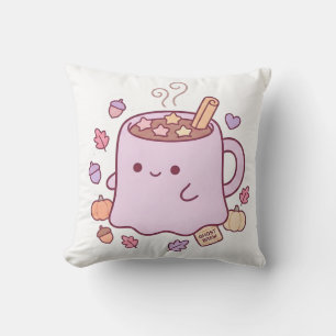 Pastel Kawaii Geest Brouwsel Zachte Herfst Worp Ku Kussen