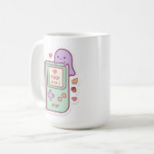 Pastel Kawaii Geest Gamer Console Mok (Voorkant links)