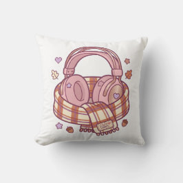 Pastel Kawaii Gezellige Gamer Hoofdtelefoon Kussen