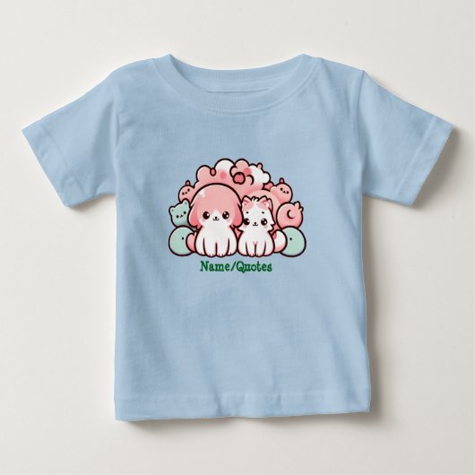 Pastel Kawaii Huisdieren Illustratie Cute Dieren (Voorkant)