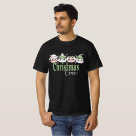 Pastel Kawaii Kerstkatten T-shirt
