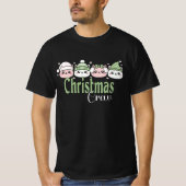 Pastel Kawaii Kerstkatten T-shirt (Voorkant)