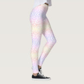 Pastel Kawaii Leopard Rainbow Animal Print Leggings (Rechts)