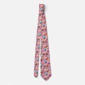 Pastel Kawaii Snoep Karakter Kunst Stropdas (Achterkant)