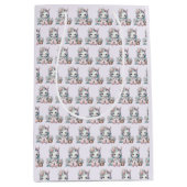 Pastel Kawaii Unicorn Doll with Flower Basket Medium Cadeauzakje (Voorkant)