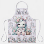 Pastel Kawaii Unicorn Doll with Flower Basket Schort (Voorkant)