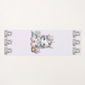 Pastel Kawaii Unicorn Doll with Flower Basket Yogamat (Voorkant (horizontaal))