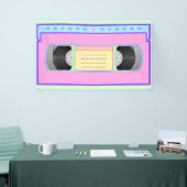 Pastel kawaii VHS vaporwave pixel kunst Spandoek (Beurs)