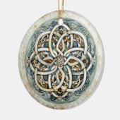 Pastel Keltische knoop Keramisch Ornament (Links)