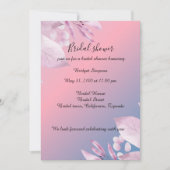 Pastel kersenbloesem bruids douche uitnodiging (Voorkant)