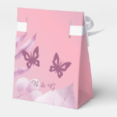 pastel kersenbloesem sakura bruiloft bedankdoosjes (Achterkant)