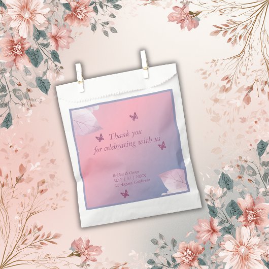 pastel kersenbloesem sakura bruiloft dank u bedankzakje