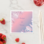 Pastel kersenbloesem sakura bruiloft servetten (Insitu)