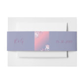 pastel kersenbloesem sakura bruiloft uitnodigingen wikkel (Voorkant Voorbeeld)