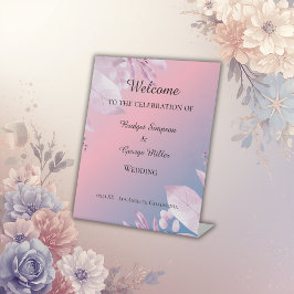 pastel kersenbloesem sakura Trouw Welkomstbord Reclamebord Met Voetstuk