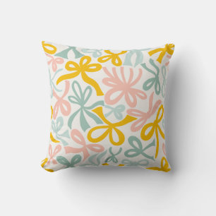 Pastel Kerst Coquette linten en strikken Kussen
